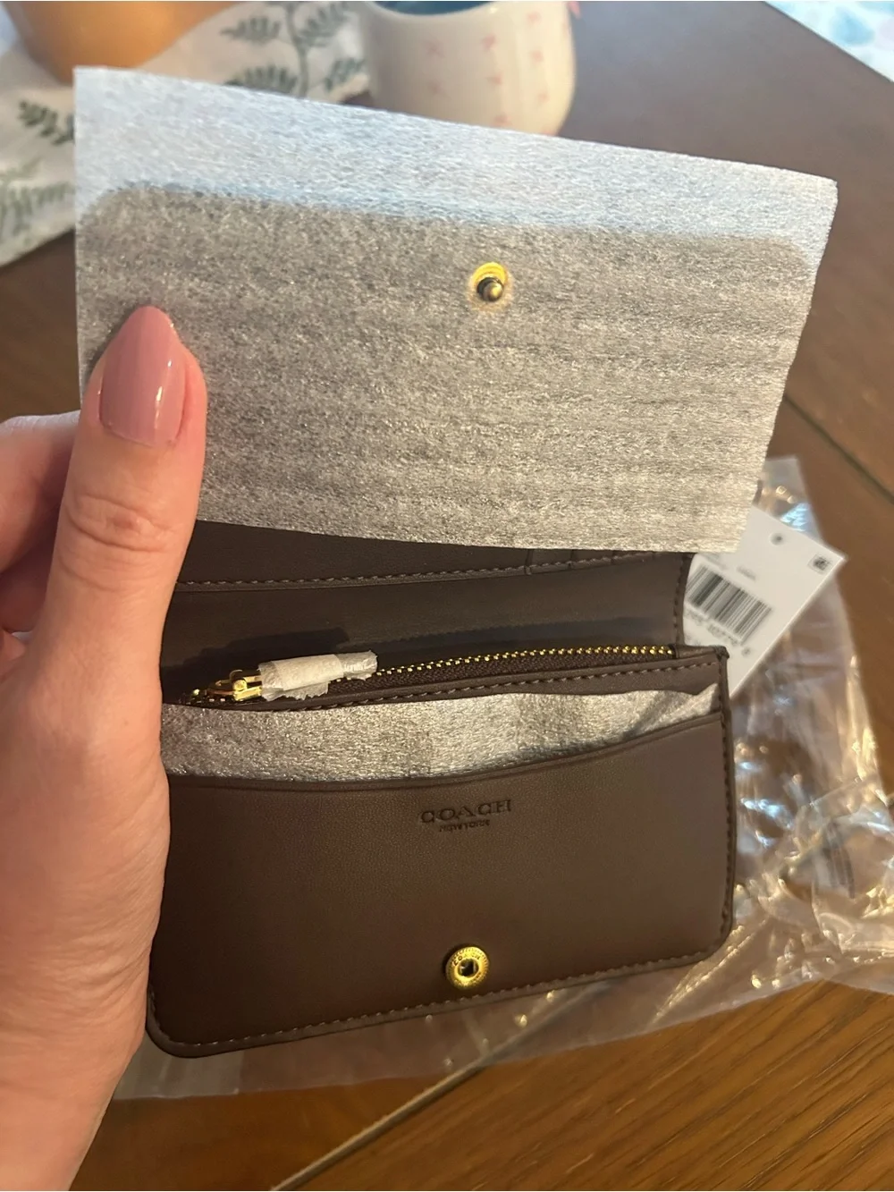 Coach Gray & Light Gray Home Throw Blanket